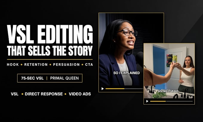 edit a high converting vsl video sales letter