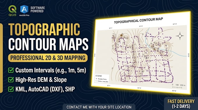 high resolution topographic contour maps using qgis