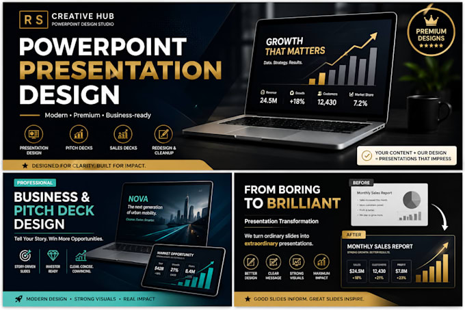 design powerful powerpoint and business presentations