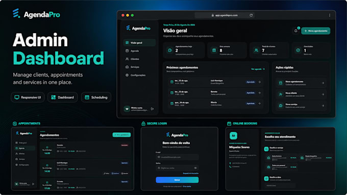 build a modern booking and appointment web app