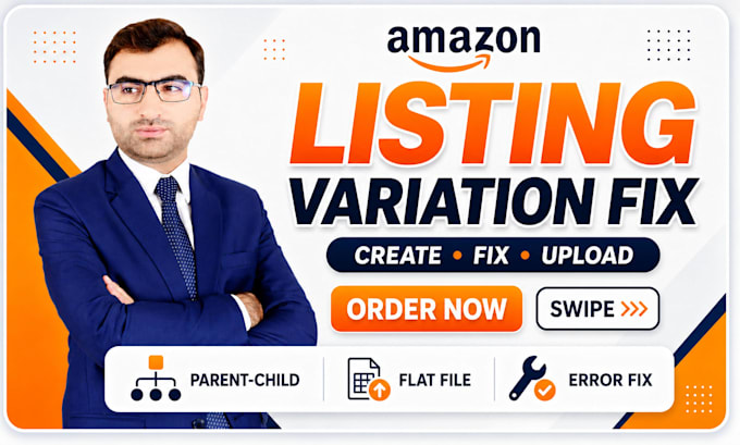 create amazon listings and fix variations