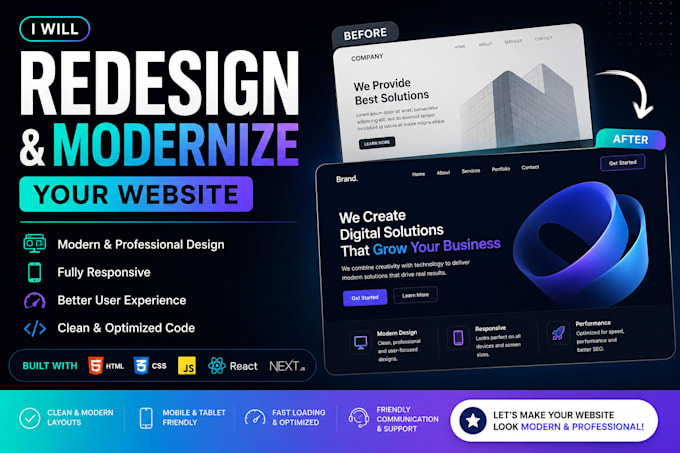 redesign and modernize your website