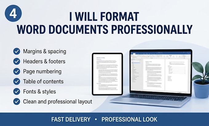 format word documents professionally with clean layout