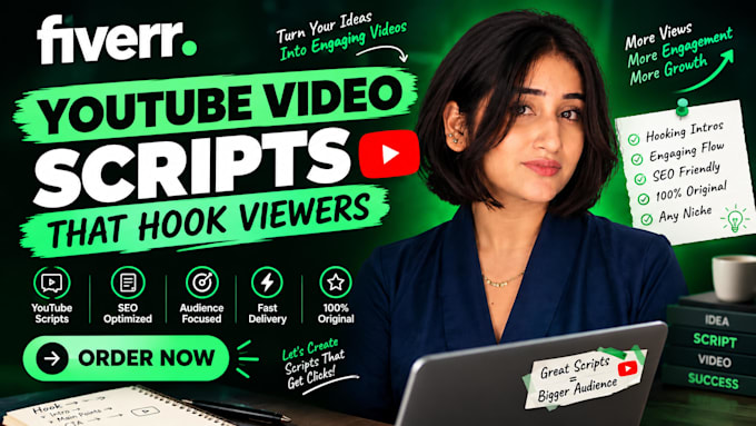 write engaging youtube video scripts that hook viewers