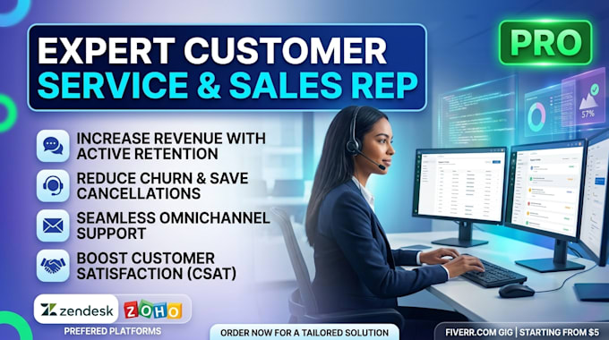 be your expert customer service and sales rep