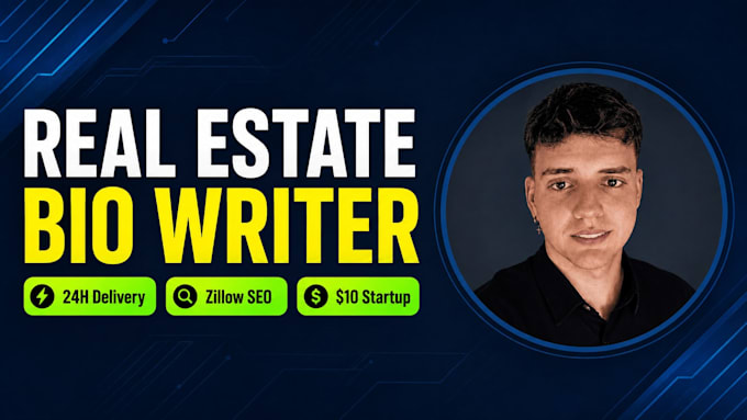 write a professional real estate agent bio or realtor bio