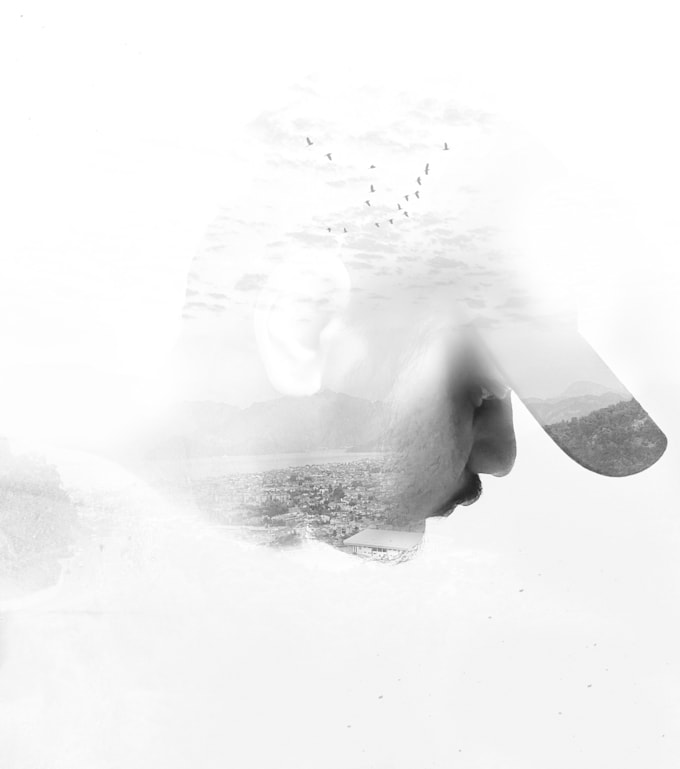 create a double exposure of your portrait