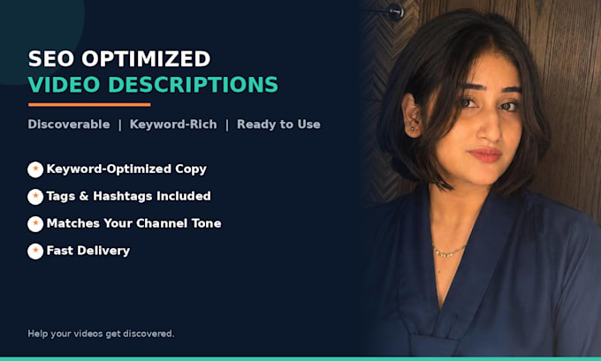 write SEO optimized youtube video descriptions