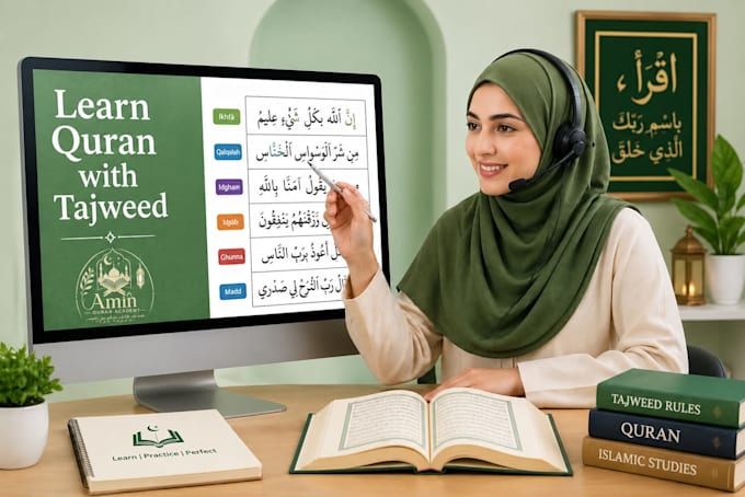 provide interactive quran classes for kids and sisters