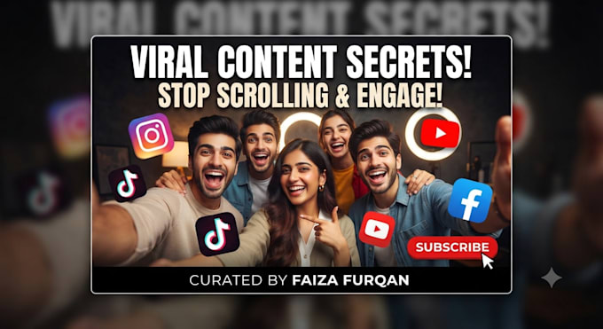design high impact social media content and captions