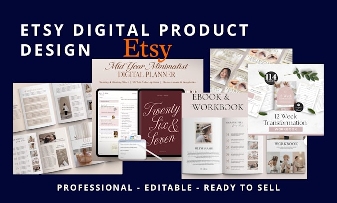 do etsy digital product design for your etsy shop
