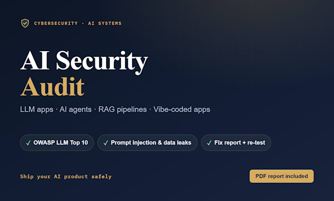 security audit and harden your ai agent chatbot or vibe coded app