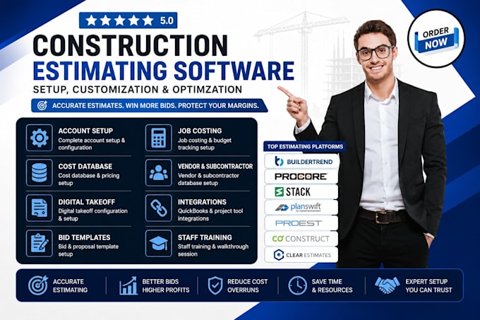 setup and customize construction estimating software for your business via