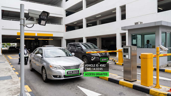 build license plate recognition anpr vehicle detection system with opencv