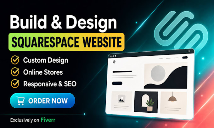 build premium squarespace website, squarespace design as squarespace expert
