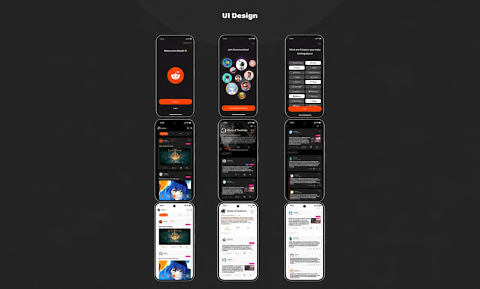 redesign figma mobile app UI UX to improve user experience and app flow