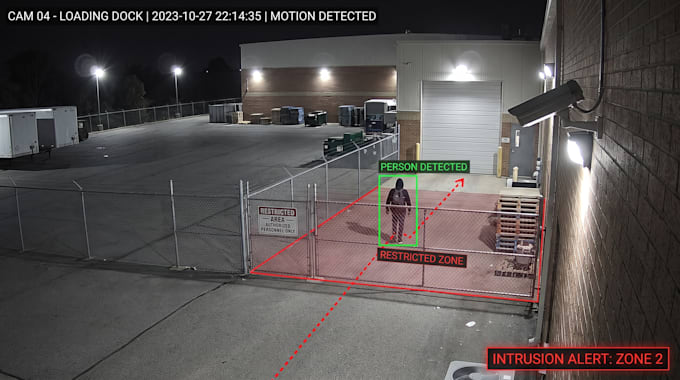 develop real time cctv motion detection and security camera analytics