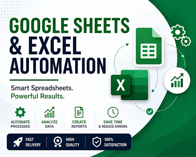 create automated google sheets and excel solutions