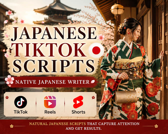 write engaging japanese tiktok and short video scripts