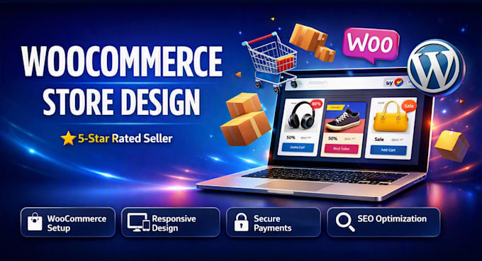 redesign or create your woocommerce store with wordpress