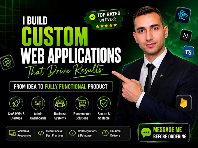 build production ready web applications or saas products