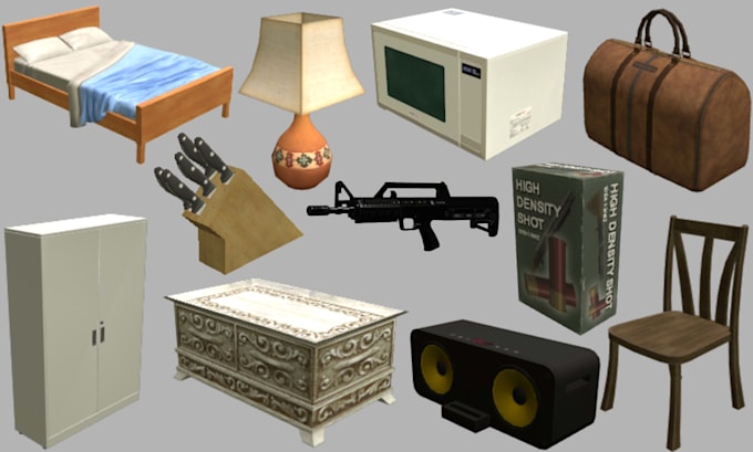 create custom quality fivem props, gta 5 assets, weapon, armor, object and more
