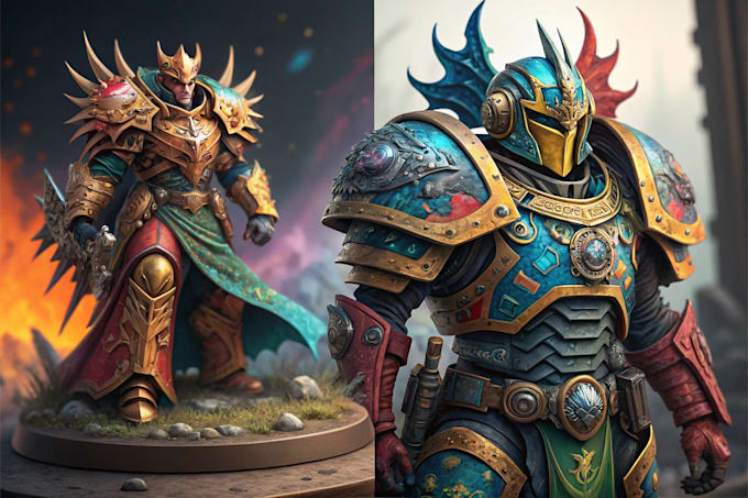 paint your warhammer 40k, sigmar and dnd miniatures