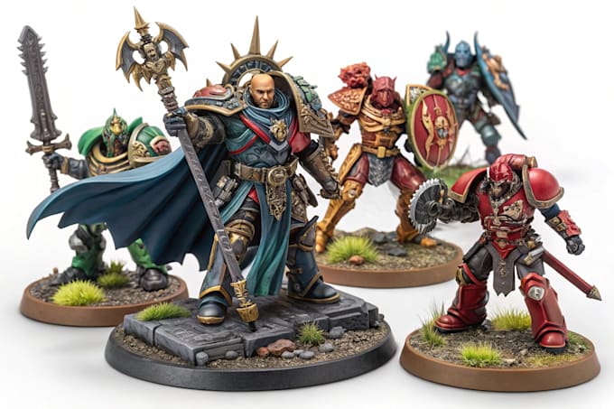 paint your warhammer 40k and fantasy miniatures