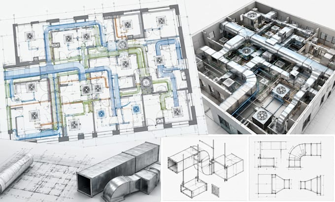 create hvac shop drawings, duct fabrication and built drawing