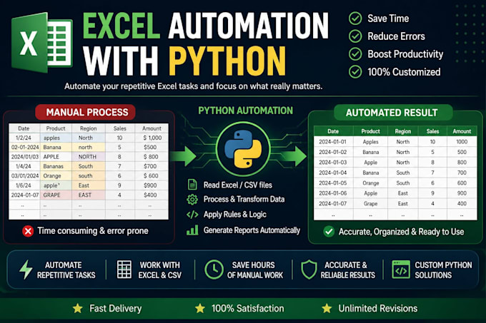 automate your excel tasks with python