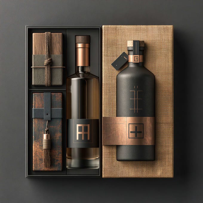 create product packaging, box, label and amazon design
