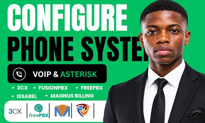 configure asterisk 3cx setup freepbx fusionpbx issabel magnus billling fix voip