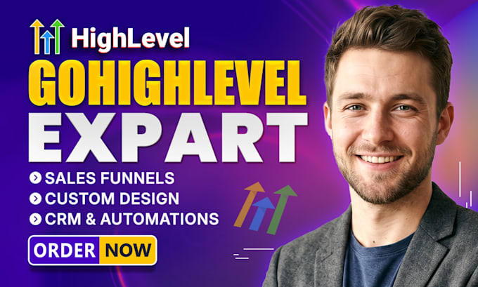 setup go high level workflow, gohighlevel website design, go high level expert