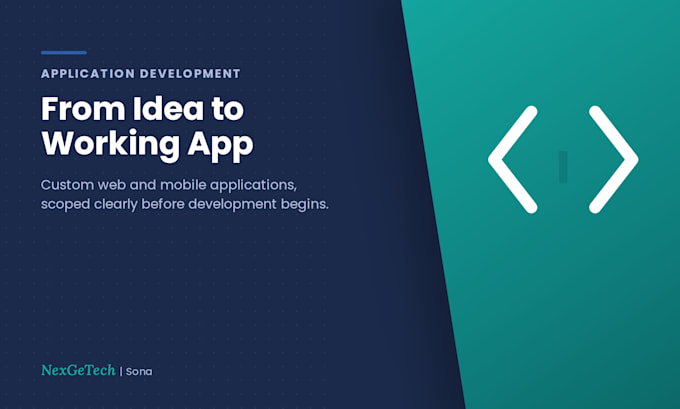 build a custom web or mobile application for your business