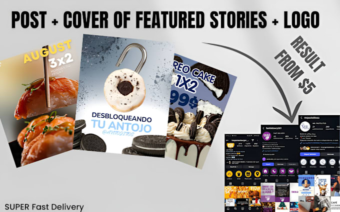 design posts, banners , logo  for your social network