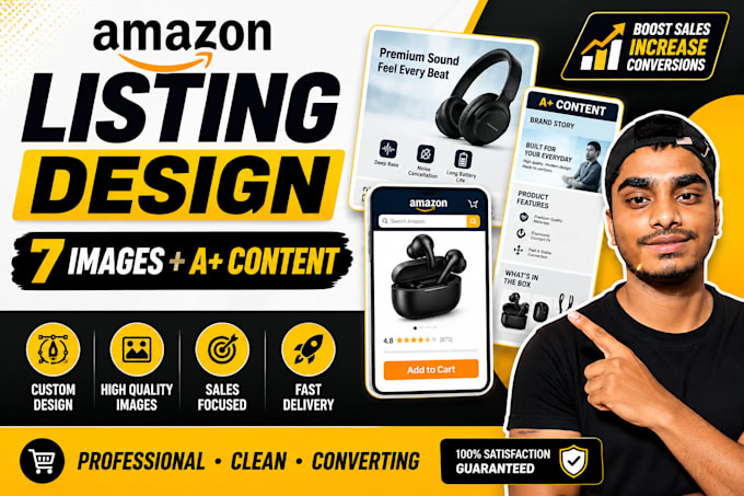 design amazon listing images and a plus ebc content