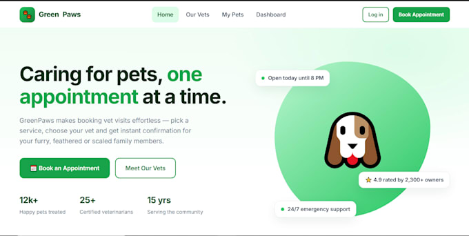develop full stack website