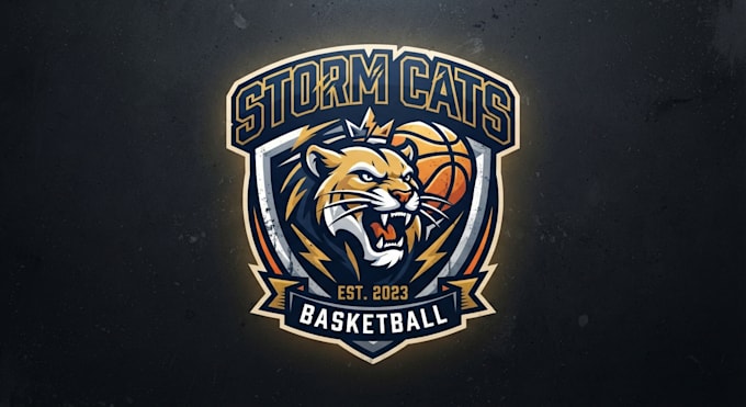 design a powerful basketball logo for your team