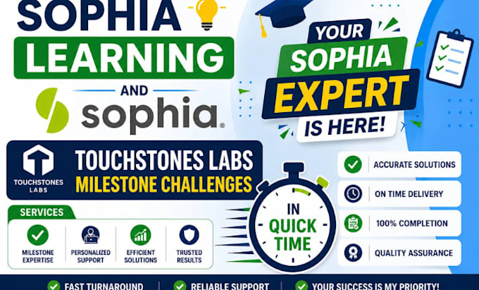 do sophia, touchstones, lab simulation, umpi, wgu, capella, studycom, saylor