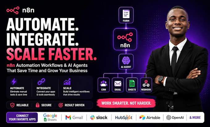 build n8n automation workflows and ai automation