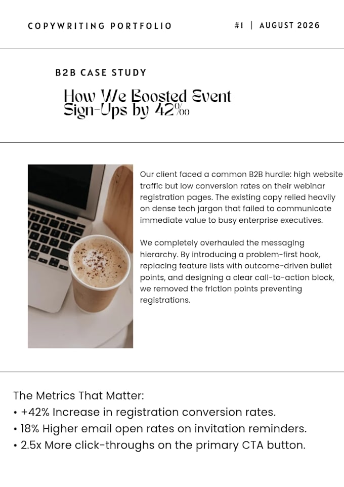 write high converting b2b email copy and newsletters