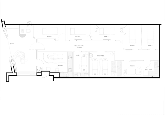 design a beauty aesthetic clinic floor plan