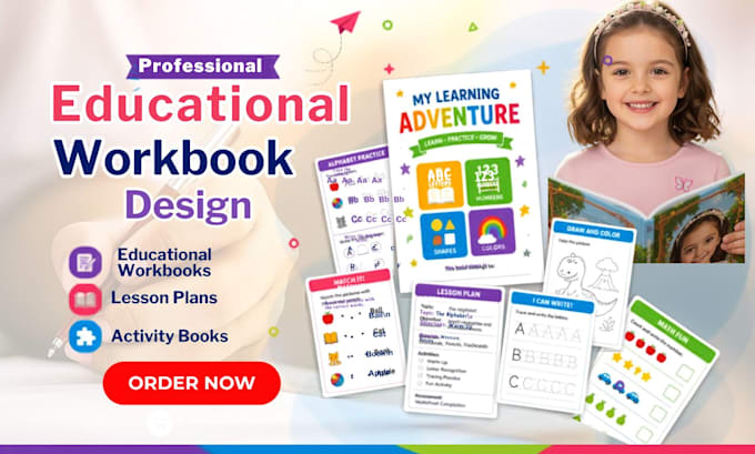 design preschool workbook layout educational, activity printable kids workbook