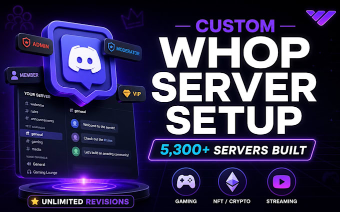 setup new and existing whop community setup, edit ehop app setup within 24hours