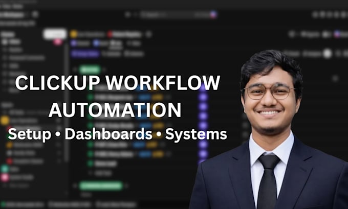 do clickup workspace and workflow automation