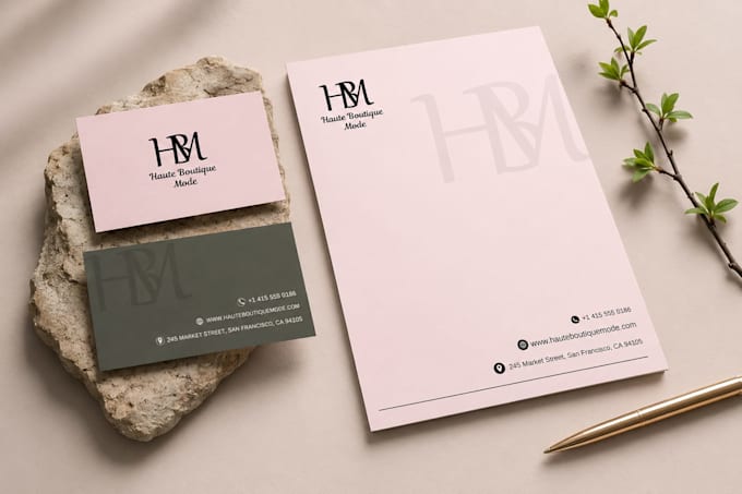 design modern business cards and letterheads