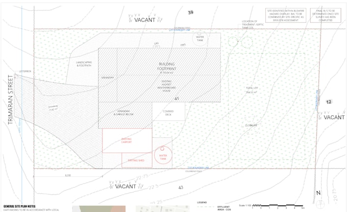 draft site plan layout