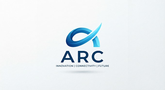 design a modern arc logo for your brand