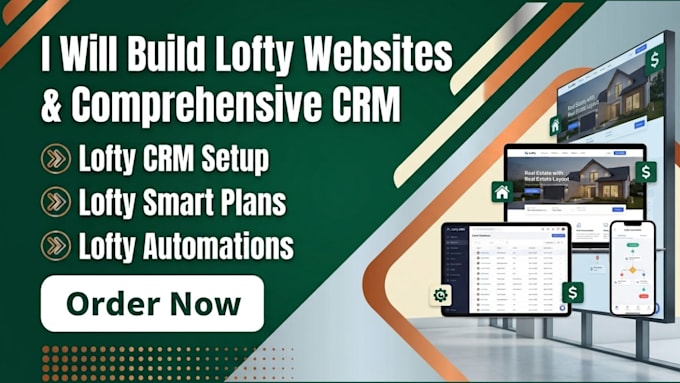 build lofty website design set up lofty crm lofty automation lofty smart plan