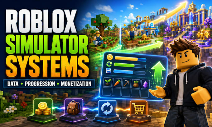 build roblox simulator systems and progression